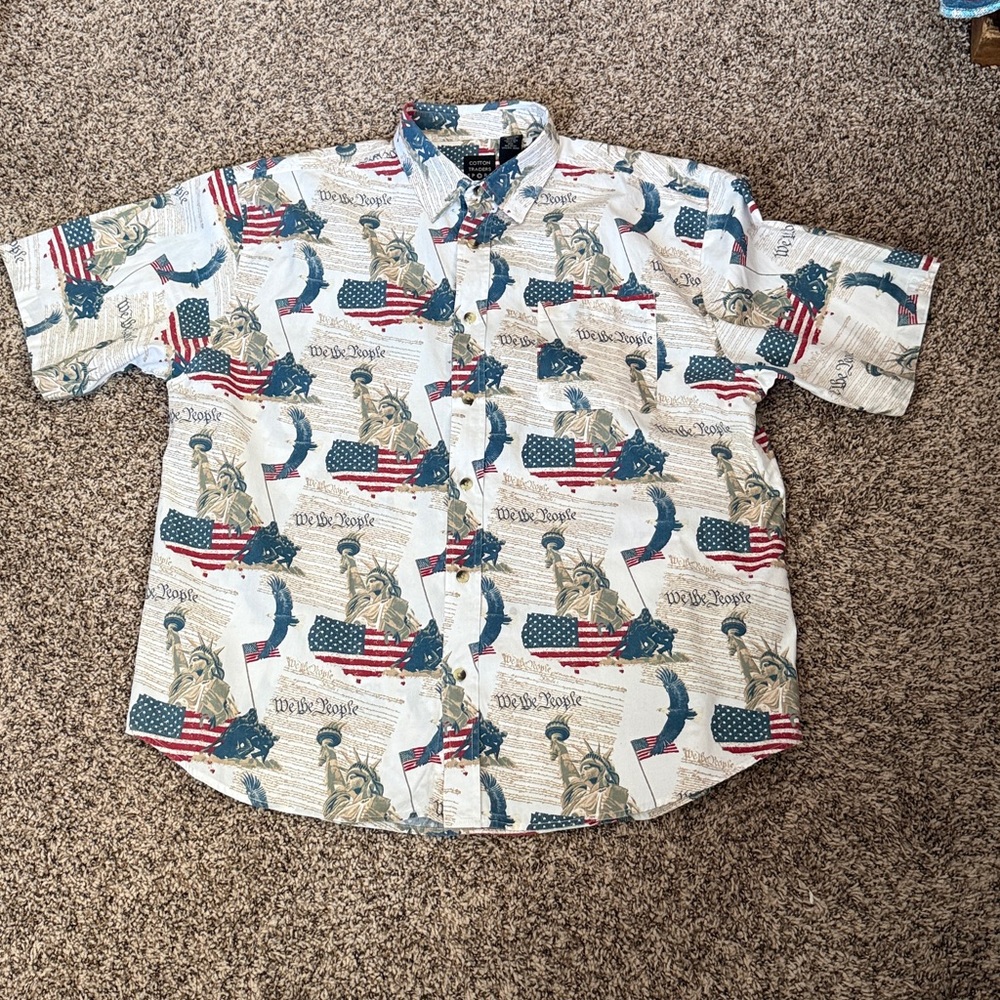 Cotton Traders Sport, Short Sleeve, One Frint Pocket, Button Down Shirt. XL